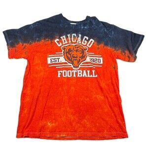 Chicago Bears T-Shirt Tie Die  NFL Retro Chicago